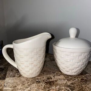 Phaltzgraff Hamptons Cream &‎ Sugar Set